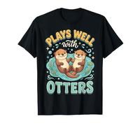 Plays Well with Otters Maglietta