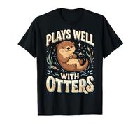 Plays Well with Otters Maglietta