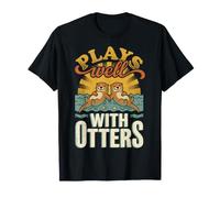 Plays Well with Otters Maglietta