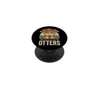 Plays Well With Otters PopSockets PopGrip Adesivo