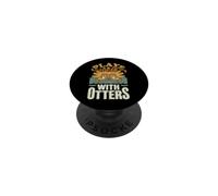 Plays Well With Otters PopSockets PopGrip Adesivo