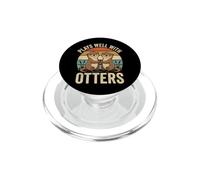 Plays Well With Otters PopSockets PopGrip per MagSafe