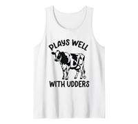 Plays Well with Udders Cow Canotta