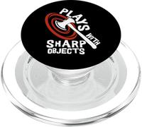 Plays With Sharp Objects Funny Axe Throwing Lover PopSockets PopGrip per MagSafe
