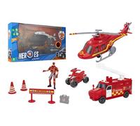 PLAYSET B O POLIZIA VIGILI DF CON VEICOLI 2 PERS ACC