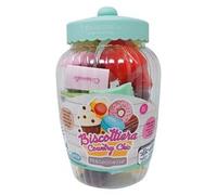 ODS - Maisonelle - Biscottiera Country Chic con Biscotti, Dolciumi e Caramelle, 37 Pezzi, Altezza 22 cm, Età Consigliabile 24m+