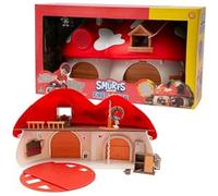 Playset caserma dei pompieri dei puffi con puffo tontolone esclusivo