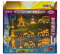 PLAYSET COSTRUZIONI LA MIA CITTÀ CON ASSORTIMENTO DI PERSONAGGI VEICOLI SEGNALI