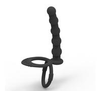 ̣ σ Playset Di Perline In Silicone Nero, Regalo Per Uomo Donna