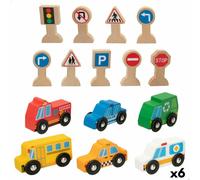 Playset di Veicoli Woomax 15 Pezzi [6 Unità]