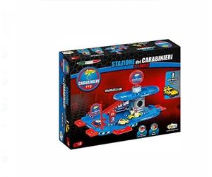 playset Garage Stazione dei Carabinieri Giocattolo Bambini con Macchinina 2 P
