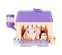 Little Live Pets Mamma Surprise Minis Coniglietto, cura la tua mamma di criceto o coniglietto nella sua stalla e 2, 3 o 4 mini bambini caldi benvenutiLittle Live Pets - Mama Surprise Minis