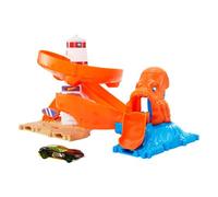 Playset Mattel Creature Mostruose con auto 1:64 HOT WHEELS CITY Assortito