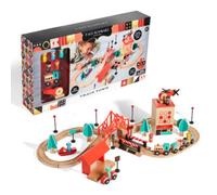 Playset trenino con pista e città