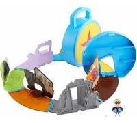 Mattel- Playset Valigetta 2-in-1 Pixar Minis, con Mini Personaggio Mr. Incredibile, Giocattolo per Bambini 3+ Anni, Multicolore, GMC76