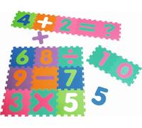 Playshoes- Eva Tappeto a Puzzle componibile, Colore, 16-Teilig Bunt, 308745