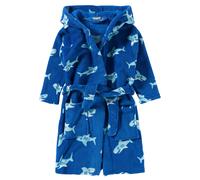 Accappatoio in pile per bambini Playshoes Shark Bleu 11/12 anni