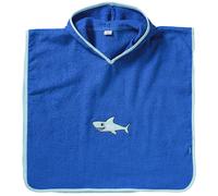 PLAYSHOES Accappatoio 'Hai' blu / grigio chiaro, Taglia 50-92