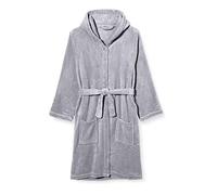 Playshoes Accappatoio in pile per bambini, Vestaglia Unisex - Bambini e ragazzi, Grigio, 110/116