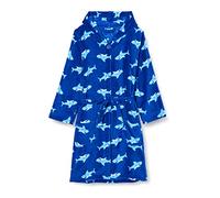 PLAYSHOES Accappatoio blu chiaro / blu scuro / bianco, Taglia 86-92