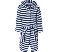 PLAYSHOES Accappatoio 'Maritim' blu / bianco Bambini PLAYSHOES 122-128 blu / bianco