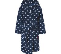 PLAYSHOES Accappatoio 'Maritim' blu scuro / bianco Bambini PLAYSHOES 158-164