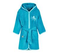 PLAYSHOES Accappatoio turchese / blu chiaro / arancione Bambini PLAYSHOES 86-92 turchese / blu chiaro / arancione