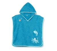 Playshoes Badeponcho, Accappatoio Bambini Unisex, Meerestiere, L