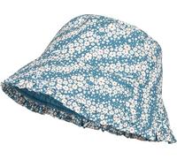 Playshoes Bambini Unisex Wendehut Sonnenhut, Petrol Fiorellini, 51