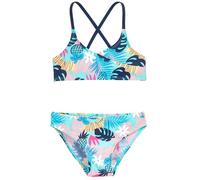Playshoes Bikini a Due Pezzi da Bambina, Color Petrolio Tropicale, 146/152 cm