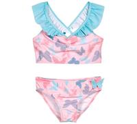 Playshoes Bikini a Due Pezzi da Bambina, Farfalle Rosa, 98-104