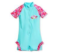 Playshoes Bimba 0-24 UV-Schutz Einteiler Flamingo Costume da Bagno Bambino Not Applicable, Turchese (Türkis 15), 74 (Taglia Produttore: 74/80)