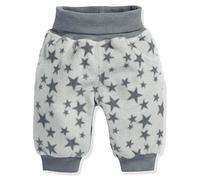 Playshoes Bloomer In Pile, Pantaloni per bambini Unisex - Bambini e ragazzi, Stelle Grigie, 80