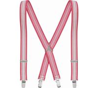 Playshoes Bretelle Elastiche, Bretelle per bambini regolabili Unisex - Bambini e ragazzi, A Strisce Rosa, 60