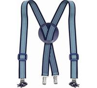 Playshoes Bretelle Elastiche, Bretelle per bambini regolabili Unisex - Bambini e ragazzi, Squalo A Strisce, 60