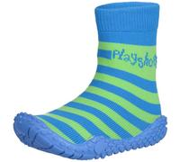Playshoes Calzini Aqua, Calzini Aqua Unisex - Bambini e ragazzi, Strisce Verdi, 20/21 EU