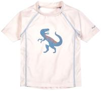 Playshoes Camicia da Nuoto Unisex per Bambini Rash Guard Shirt, Écru Dinosaur, 74/80 cm
