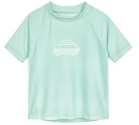 Playshoes Camicia da Nuoto Unisex per Bambini Rash Guard Shirt, Surf Bus, 62-68