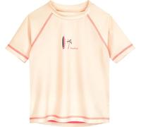 Playshoes Camicia da Nuoto Unisex per Bambini, Rash Guard, tavola da Surf Ecru, 134-140