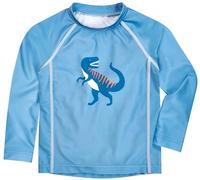 Playshoes Camicia Rash Guard a Manica Lunga Unisex per Bambini, Long Blue Dino, 134-140