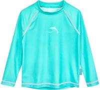 Playshoes Camicia Rash Guard a Maniche Lunghe, Unisex, per Bambini, in Batik Lungo Turchese, 110 cm-116 cm