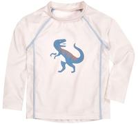 Playshoes Camicia Rash Guard a Maniche Lunghe Unisex per Bambini, Long Ecru Dino, 110-116