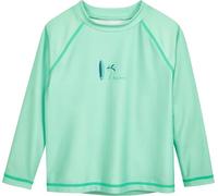Playshoes Camicia Rash Guard a Maniche Lunghe, Unisex, per Bambini, tavola da Surf Long Mint, 86-92