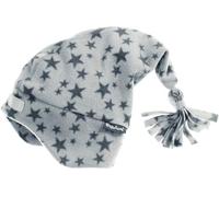 Playshoes Cappello In Pile, Cappello invernale Unisex - Bambini e ragazzi, Berretto A Punta Stelle Grigie, 49