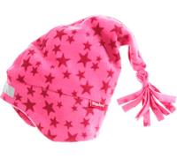 Playshoes Cappello In Pile, Cappello invernale Unisex - Bambini e ragazzi, Cappello A Punta Stelle Rosa, 51
