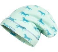 Playshoes Cappello In Pile, Cappello invernale Unisex - Bambini e ragazzi, Cavalli Con Berretto, 55