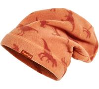 Playshoes Cappello In Pile, Cappello invernale Unisex - Bambini e ragazzi, Dinosauri A Forma Di Berretto, 53