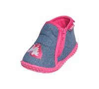 PLAYSHOES Ciabatta 'Einhorn' blu denim / rosa scuro Bambini PLAYSHOES 24,5xTaglie normali