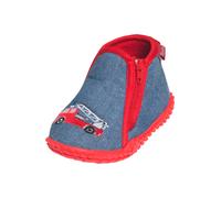 PLAYSHOES Ciabatta 'Feuerwehr' blu / rosso Bambini PLAYSHOES 18,5