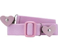 Playshoes Cintura Elastica Senza Fibbia Per Il Clipping, Cintura per bambini Unisex - Bambini e ragazzi, Cuore Rosa 14, 74-110
